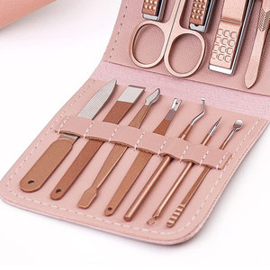 Vente chaude Kits de beauté professionnels de haute qualité Accessoires de manucure portables Kit de manucure en acier inoxydable en vente - Product Image 4