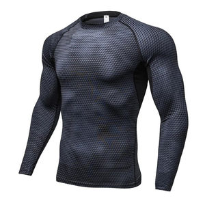 Impresión sublimada personalizada MMA Rash Guard precio de fábrica diseño a prueba de viento Anti-UV transpirable le permite crear su propio estilo único - Product Image 2
