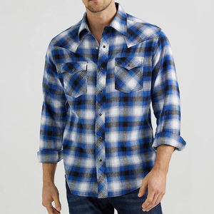 เสื้อเชิ๊ตผ้าสักหลาดสำหรับผู้ชายเสื้อเชิ๊ตผ้าสักหลาดสำหรับผู้ชายเสื้อเชิ๊ตแฟชั่นล่าสุดคุณภาพสูงกันรอยยับ - Product Image 1