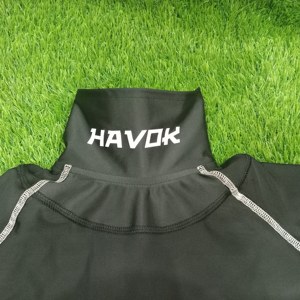 Maillot de compression de hockey sur glace avec logo personnalisé, protection de cou résistante aux coupures en Kevlar, manches longues, couche intérieure pour athlètes professionnels - Product Image 4