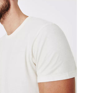 Camiseta de cuello redondo para hombre-Camisetas clásicas Premium ajustadas suaves preencogidas - Product Image 2