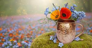 Tasse de mule de Moscou en cuivre massif de 16 onces fabriquée à la main chopes de bière non doublées gravées avec poignée classique en forme de C Design attrayant - Product Image 6