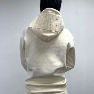 Survêtement d'hiver épais avec sweat à capuche et pantalon gaufrés, en polaire doux et respirant, pour le sport et la gym, motif imprimé - Product Image 6