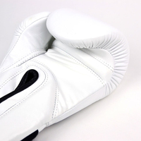 Gants de boxe professionnels pour entraînement en salle, sparring, en cuir PU respirant, protection pour arts martiaux, fitness, logo personnalisé, fermeture auto-agrippante