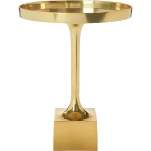 Modern Gold Color Foldable Coffee <b>Side</b> <b>Table</b> Hot Selling Aluminium Home Furniture for Bedroom or Living Room <b>Lounge</b> - Product Image 1