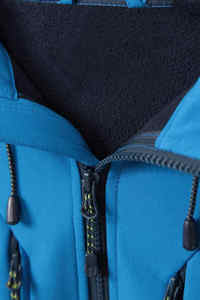 เสื้อแจ็กเก็ตนุ่มสำหรับผู้ชายมีฮู้ดผ้านิ่มขนาดแตกต่างกัน - Product Image 5