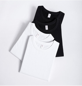 High Quality 300gsm <b>Thick</b> Blank Plain 300 Gsm Oem logo Custom Short Sleeve Design Unisex <b>T</b>-<b>shirt</b> for men - Product Image 2