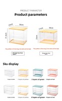 Kotak Display Figur Premium Transparan Tinggi OEM&ODM Kustom dengan Pintu Magnetik, Sampel Gratis, Dapat Ditumpuk