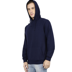 Sudadera Personalizada para Hombre, Color Azul Marino, Tejido Grueso, 100% Algodón Orgánico, Impresión de Alta Calidad, Estilo Urbano, Talla Grande, para Invierno - Product Image 1