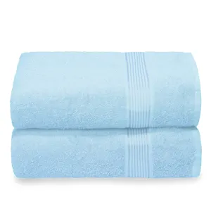 高级奢华棉毛巾套装-6件套高级埃及棉健身房毛巾皇家紫色OEM ODM风格定制