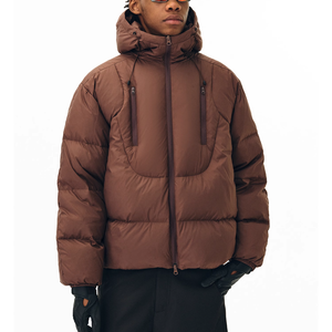 Chaqueta Acolchada con Cremallera y Capucha para Hombre, de Algodón, Abrigo Holgado y Cálido de Primavera, Personalizable para Parejas, Ropa de Abrigo al por Mayor - Product Image 2