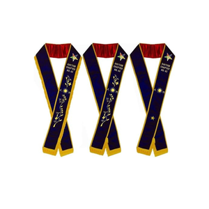 Nouvelle arrivée 2025 Ordre maçonnique de l'étoile de l'Est OES Pm Sash bonne qualité nouveau Style ceintures maçonniques OEM entretenu - Product Image 4