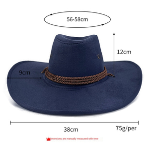 Sombreros de Cuero de Primera Calidad para Hombre y Mujer, Talla Ajustable, Material de Piel, Personalizados para Invierno, Estilo Vaquero - Product Image 3
