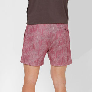 Shorts de basketball personnalisés pour hommes, double couche, taille mi-haute, décontractés, unis, teints, écologiques, séchage rapide, haute qualité - Product Image 2