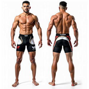 Pantalones cortos de lucha MMA sublimados con impresión HD personalizada con función elástica diseñados para uso sin Gi Jiu Jitsu Kimono De Jiu Jitsu - Product Image 4