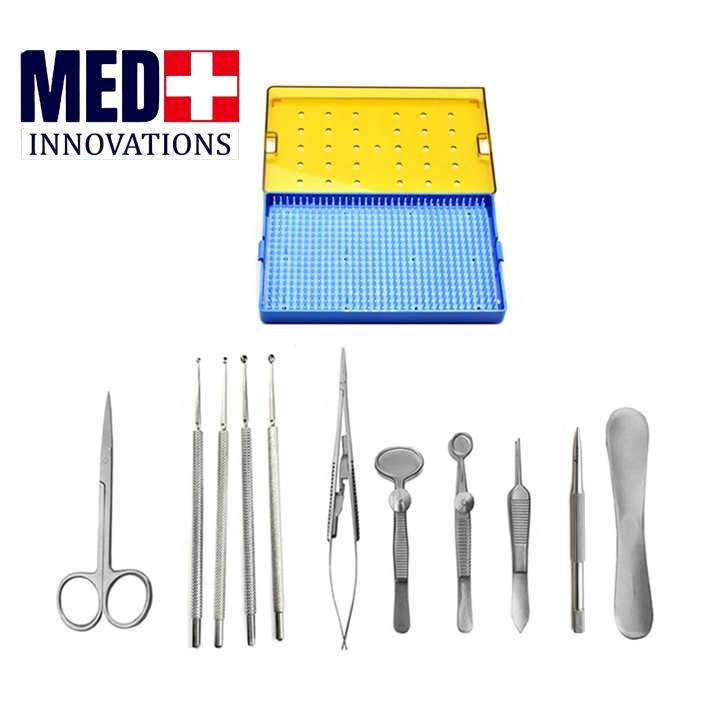 13 Piece Ophthalmic Micro Surgical Instruments