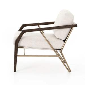 Modern Steel Frame Ottoman Dining <b>Chair</b> Fabric Luxury High Density Sponge Dining Room <b>Chair</b> Furniture Restaurant Ottoman <b>Chairs</b> - Product Image 3