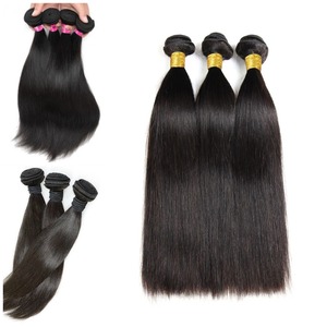Lujosa trama de cabello crudo humano virgen Premium recto peruano para mujeres - Product Image 6