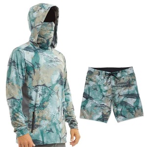 Vente flash : T-shirt de pêche à manches longues pour homme, short de pêche, tissu respirant, grande taille, jersey de performance, sweat à capuche de pêche - Product Image 2