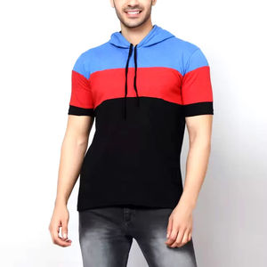Vente en gros T-shirt à capuche d'hiver personnalisé pour hommes Tissu polaire respirant anti-rides Séchage rapide Vêtements de sport écologiques à la mode - Product Image 1
