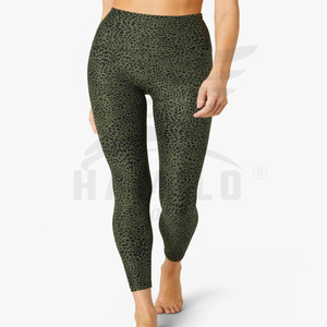 Leggings de fitness pour femmes taille haute personnalisés pour hommes Nouveau design Pantalon d'entraînement de gymnastique avec fermeture à la taille élastique respirante Motif solide - Product Image 2