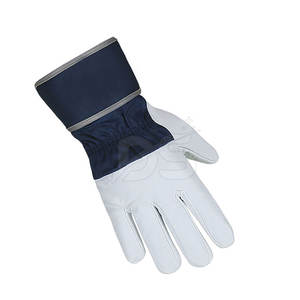 Gants de travail en cuir résistants à la coupure et antidérapants DEEN & SONS avec résistance à la chaleur, design léger, longueur 12 POUCES - Product Image 6