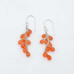 Bohemia mujer 925 plata esterlina fina pendiente joyería Boho plata pendiente joyería de moda - Product Image 1