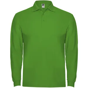 Chemises polo promotionnelles personnalisées Manica Lunga Estrella Merchandising - Product Image 2