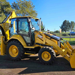 Used Cat 430 Backhoe <b>Loaders</b> Gasoline Wheeled Backhoe <b>Loader</b> with Low Fuel Consumption For Sale - Product Image 1