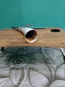 Corne à boire en os de bœuf 100% alimentaire, très demandée, cornes à boire viking médiévales, prix de gros - Product Image 3