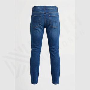 Fashion <b>Men's</b> Regular Fit Casual Cargo <b>Jeans</b> Wholesale Denim Mid <b>Waist</b> Knitted Stretch Breathable Distressed Customized Color - Product Image 2