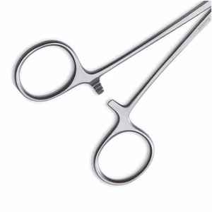 Pince hémostatique dentaire médicale manuelle en acier inoxydable de 14/16/18cm pour outil chirurgical, porte-aiguille droit/coudé pour dentaire - Product Image 3