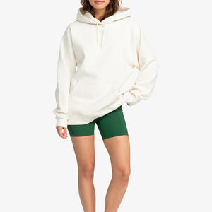 Sweat à capuche surdimensionné en coton pour femmes tendance longue longueur avec col à capuche élégant manteau d'hiver de meilleure qualité avec logo avant - Product Image 4