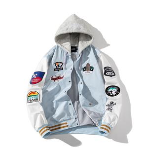 OEM personalizado de alta calidad de los hombres parche bordado cálido Universidad chaqueta Bomber Letterman Varsity chaqueta para los hombres - Product Image 2