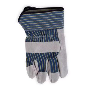 Gants de travail en cuir pour hommes renforcés et résistants Protection des mains Double paume en cuir Travail Jardin Sécurité Gants de travail - Product Image 6