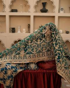 Vêtements pakistanais traditionnels brodés de qualité supérieure Salwar Kameez pour les options de fête et de mariage d'Inde - Product Image 3