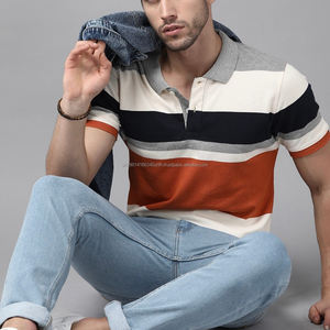 เสื้อโปโลกอล์ฟผ้าถักกันยับสำหรับผู้ชาย ยี่ห้อ Fit2Fight ผลิตสำหรับชุดทำงานองค์กร  รับปักโลโก้ตามแบบ - Product Image 4