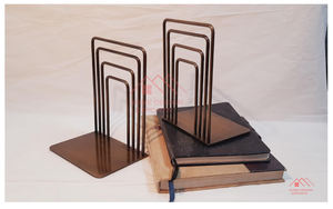 Hot Selling Metal Bookends Brass Antique Finished Unique Design Bookend Sculpture - Product Image 4