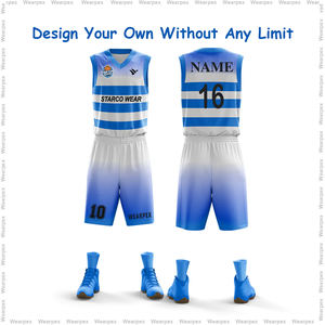 ชุดบาสเก็ตบอลแบบแห้งเร็วสำหรับทุกเพศ พิมพ์ลาย ชุดยูนิฟอร์มฤดูร้อน สำหรับนักวิ่งชาย นักศึกษาวิทยาลัย - Product Image 4