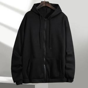 Winter Sports Casual Kangaroo <b>Hoodie</b> <b>Red</b> Fleece Drawstring New Age Reducing Vitality Loose Oversized Full Sleeved Solid Front - Product Image 3