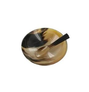 ชามเขาสัตว์สำหรับเสิร์ฟสลัด ราคาขายส่ง รูปทรงทันสมัย ขนาดตามสั่ง ทำจากเขาสัตว์ธรรมชาติ รูปทรงกลม งานศิลปะ - Product Image 3