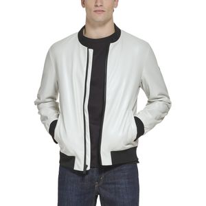 Chaqueta de cuero de moda de diseño profesional para hombres, material cálido y de secado rápido de invierno, chaquetas de cuero de moda para hombres - Product Image 2