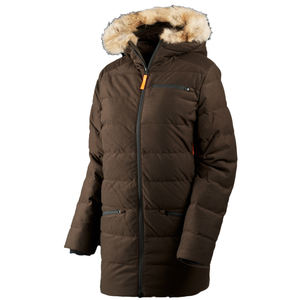 Chaqueta de caza de Invierno para mujer, abrigo suave impermeable con burbujas, chaqueta de tiro de caza con capucha de piel, chaqueta de caza de talla grande para mujer - Product Image 1