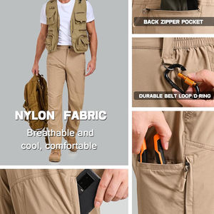 Servicio OEM de Etiqueta Privada Personalizada, Pantalones Cargo de Cintura Alta, Bordados, Impermeables, Resistentes al Viento, Transpirables, con Forro Polar de Tela Oxford - Product Image 2