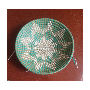 Seagrass Wall Basket - Handmade Decorative Hanging Plate - Boho Natural Charger for Living Room or Entryway - Product Image 3