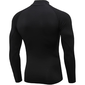 Nouveau 2025 personnalisé OEM MMA Rash Guard transfert de chaleur imprimé Spandex/Polyester séchage rapide BJJ Rash Guard pour hommes à manches longues - Product Image 2