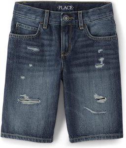 Pantalones vaqueros de tela vaquera de peso pesado estilo High Street para hombre, pantalones cortos de lona de carpintero con logotipo personalizado - Product Image 4