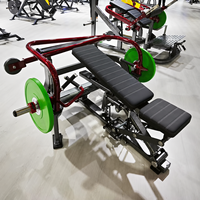 Machine à presser la poitrine plate à charge libre SK pour les distributeurs d'équipements de gym commerciaux, avec banc plat et poignées de pression multi-grip