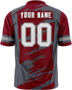 Vente en gros de chemises de football classiques personnalisées pour hommes, uniforme de rugby, maille respirante, sublimation, logo, maillot de l'équipe américaine de football - Product Image 6