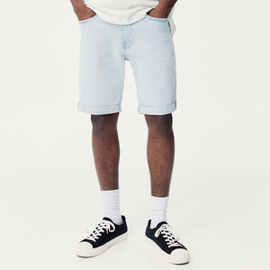 2025 personnalisé été haute rue Style brodé Logo Baggy Jean Shorts Vintage décontracté lavé Bermuda Shorts nouveau Street Wear - Product Image 4